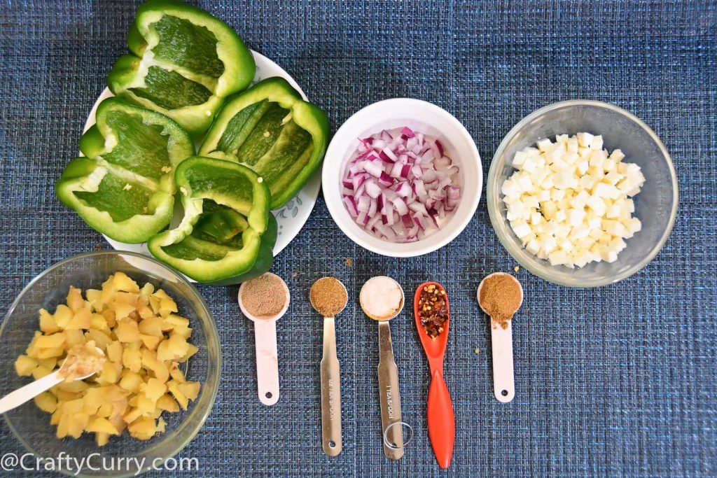 how to make Paneer Stuffed Bell Peppers